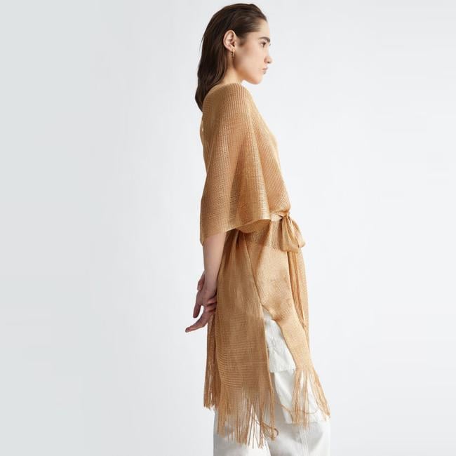 Liu Jo Gilet in Rete con Cintura Gold - 4