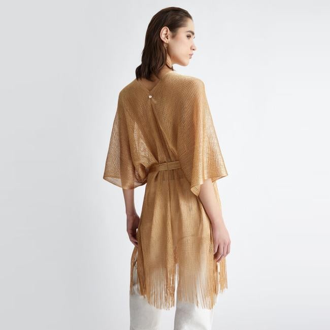 Liu Jo Gilet in Rete con Cintura Gold - 5