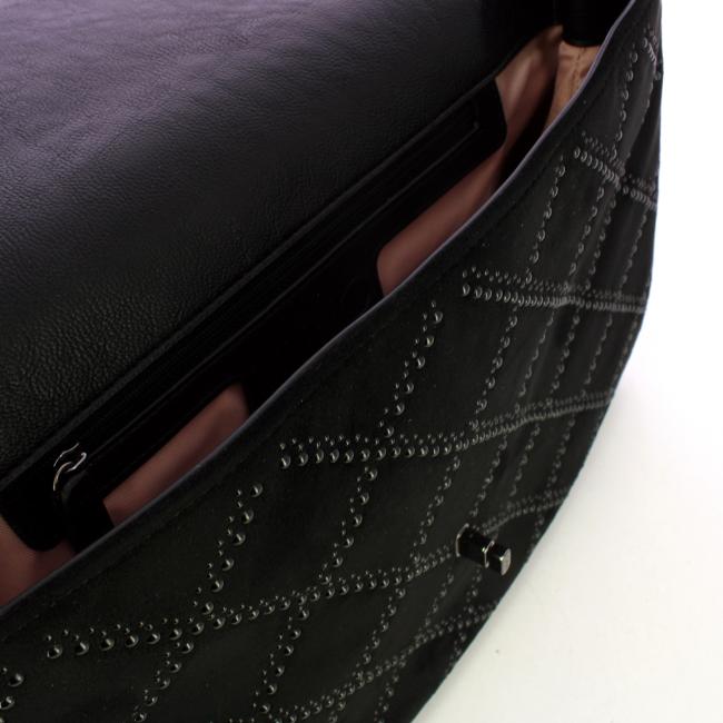 Liu Jo Borsa a mano piatta con borchie Black - 5
