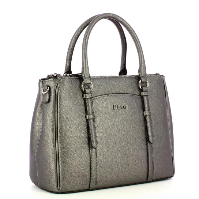 Liu Jo Borsa a mano Nevet grande Antracite Met - 2
