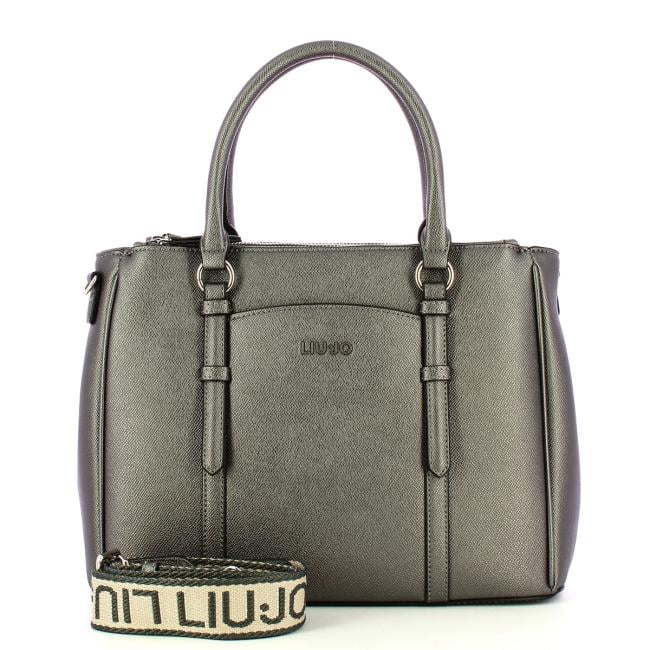 Liu Jo Borsa a mano Nevet grande Antracite Met - 4