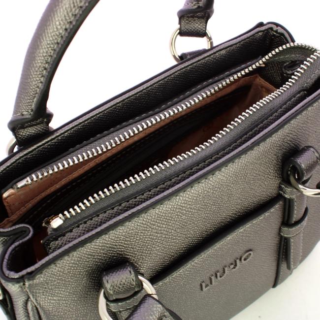 Liu Jo Borsa a mano Nevet piccola Antracite Met - 5