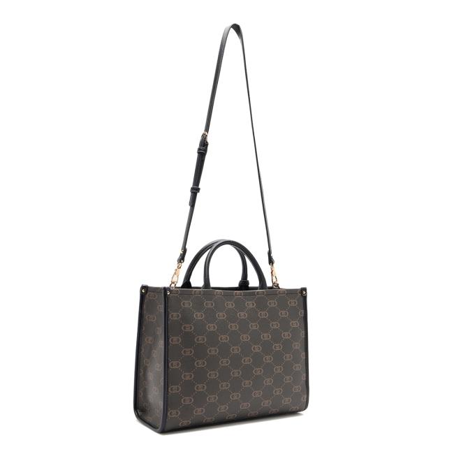 Liu Jo Borsa a mano Media Monogram Black - 2