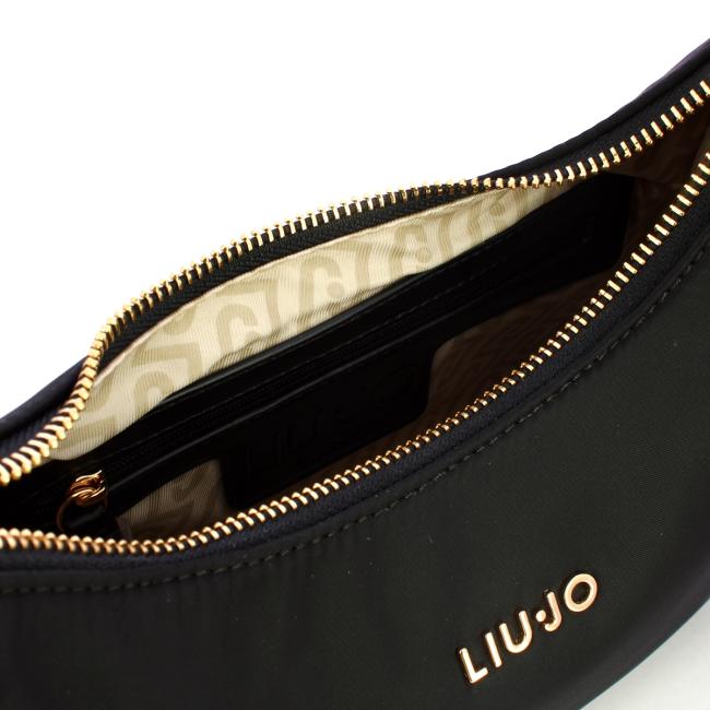 Liu Jo Hobo piccola Achala in tessuto Black - 5