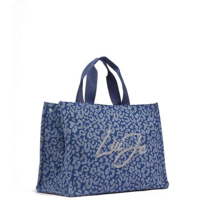 Liu Jo Shopping Bag Large in denim Animalier - 2