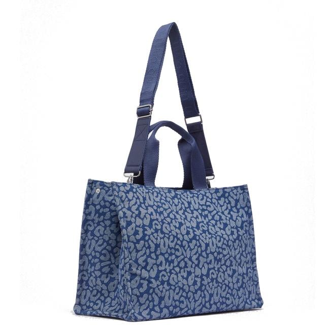 Liu Jo Shopping Bag Large in denim Animalier - 3