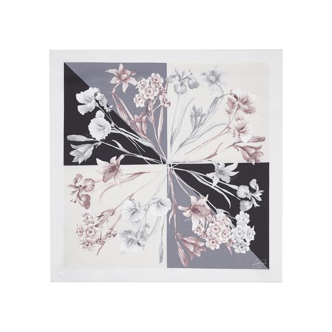 Liu Jo Foulard Piccolo a fiori Black - 1