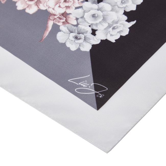 Liu Jo Foulard Piccolo a fiori Black - 3
