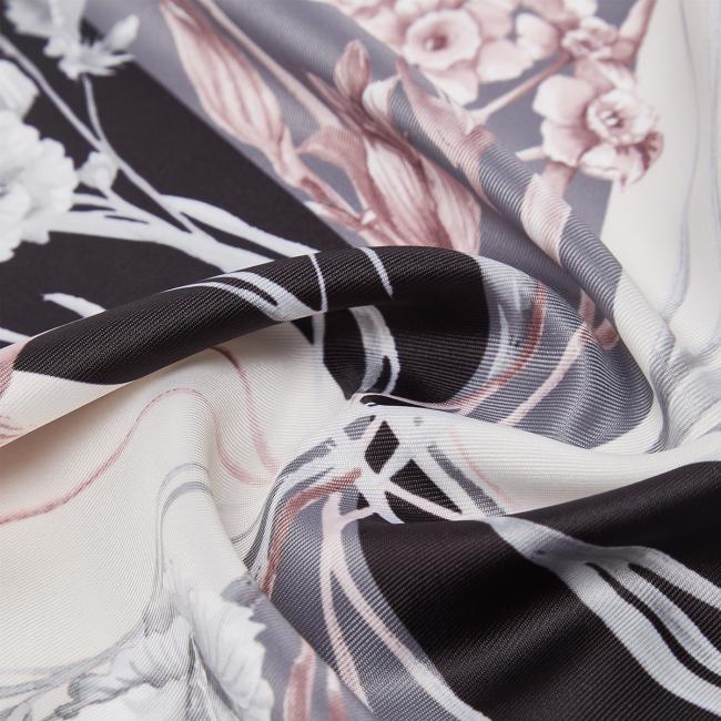 Liu Jo Foulard Piccolo a fiori Black - 4