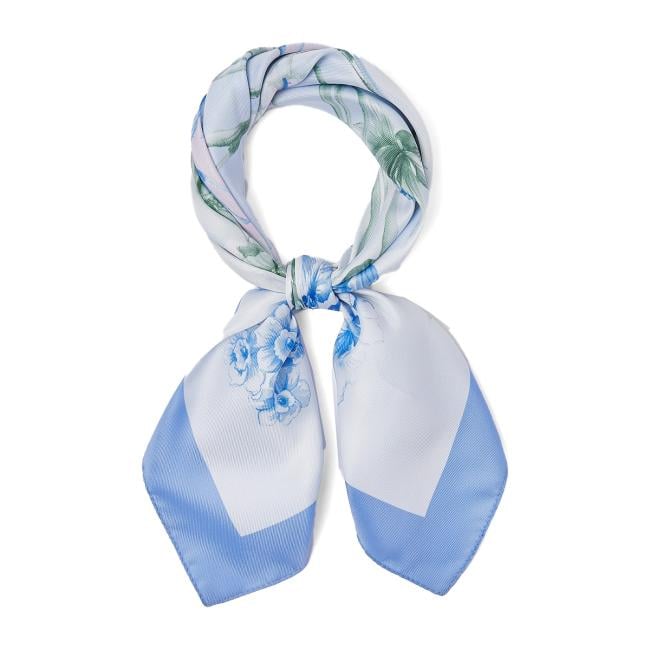 Liu Jo Foulard Piccolo a fiori Bright Blue Wawe - 2