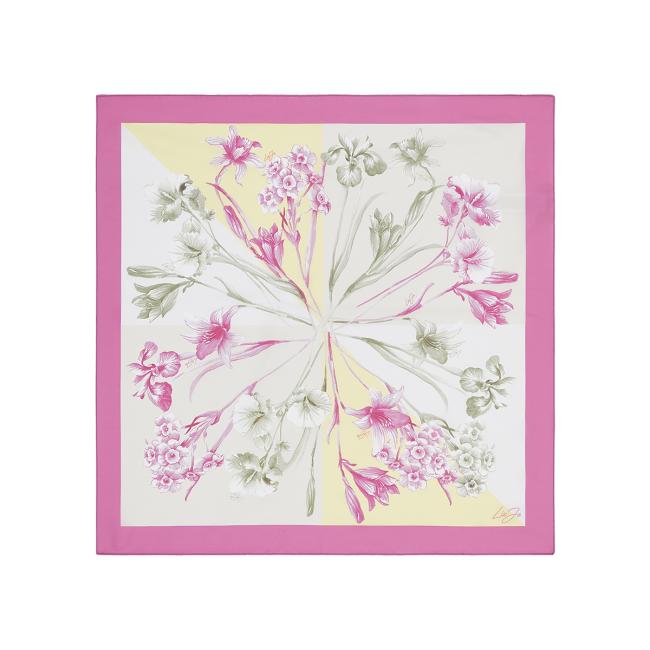Liu Jo Foulard Piccolo a fiori Pink Carnation - 1