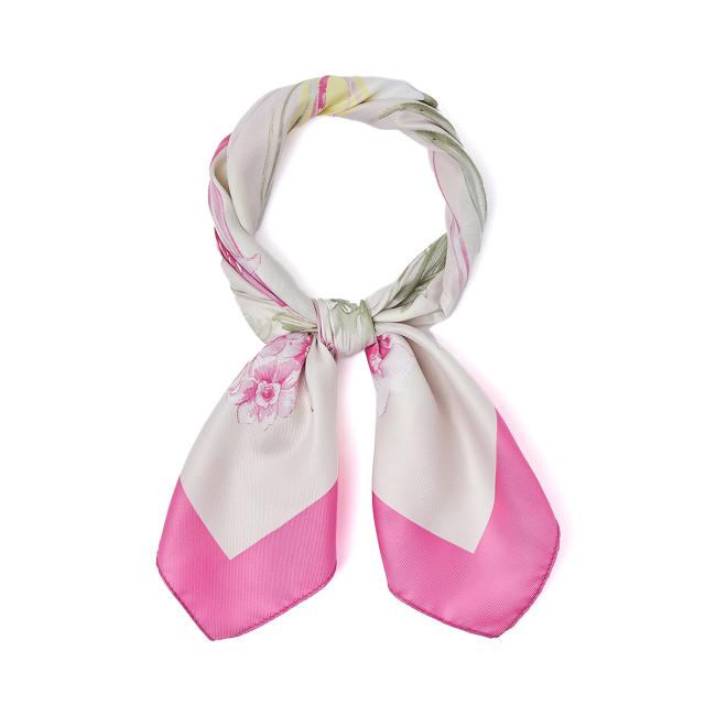 Liu Jo Foulard Piccolo a fiori Pink Carnation - 2