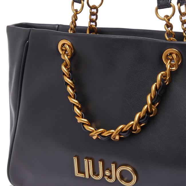 Liu Jo Borsa a spalla Shaula con catena Black - 5