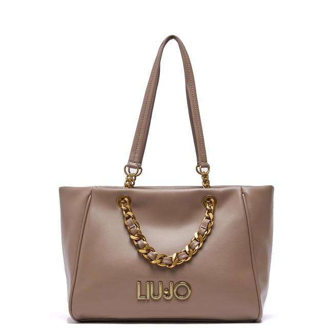 Liu Jo Borsa a spalla Shaula con catena Mocha - 1