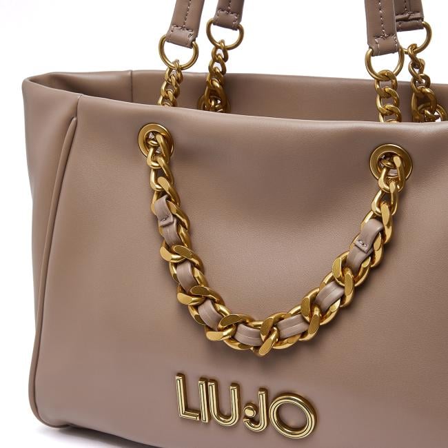 Liu Jo Borsa a spalla Shaula con catena Mocha - 4