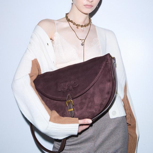 Liu Jo Tracolla mezzaluna Deep Brown - AF6009T711A 91419 - 2