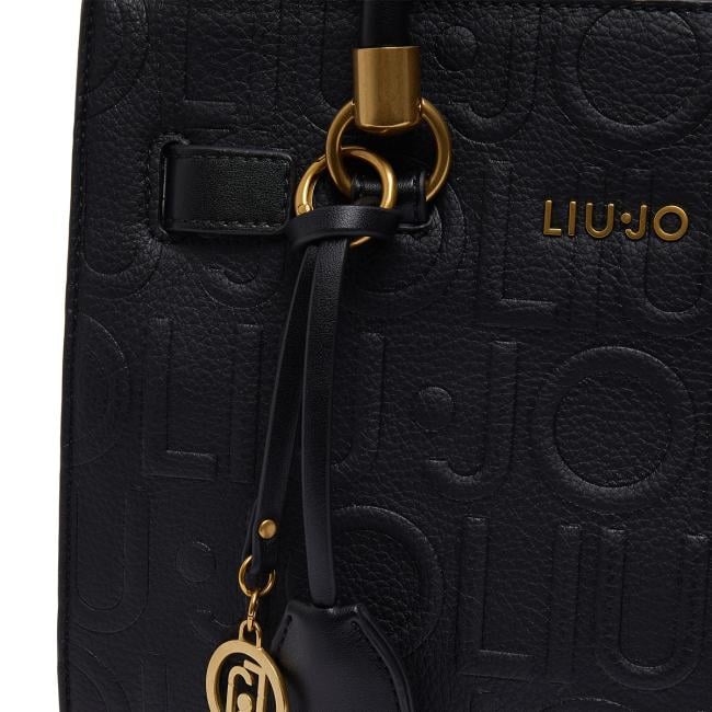 Liu Jo Borsa a mano Manhattan Embossed Piccola Black - 4