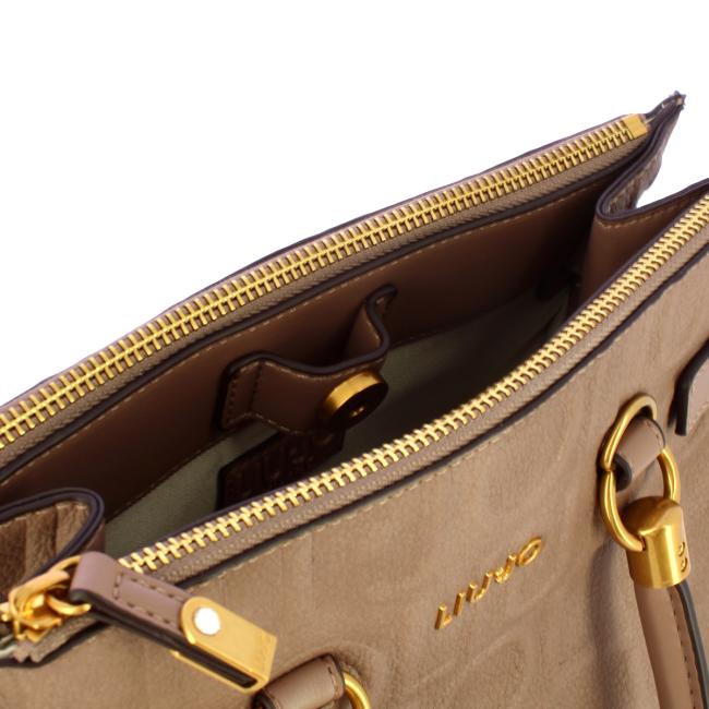 Liu Jo Borsa a mano Manhattan Embossed Piccola Mocha - 5
