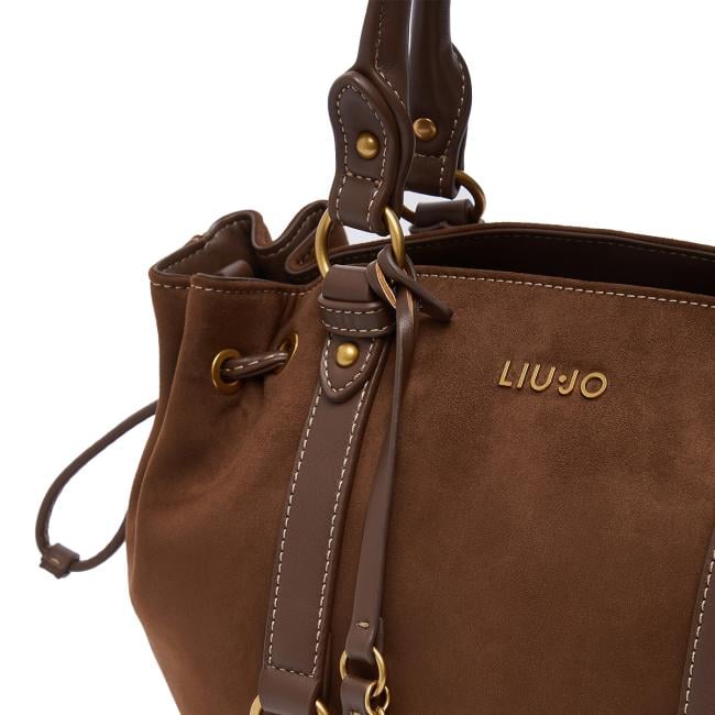 Liu Jo Borsa a mano Piccola con coulisse Tabacco - 5