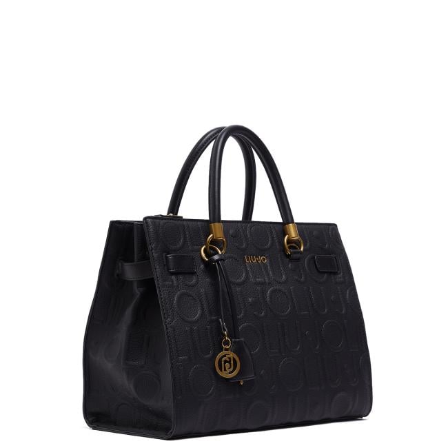 Liu Jo Borsa a mano Manhattan Embossed Media Black - 2