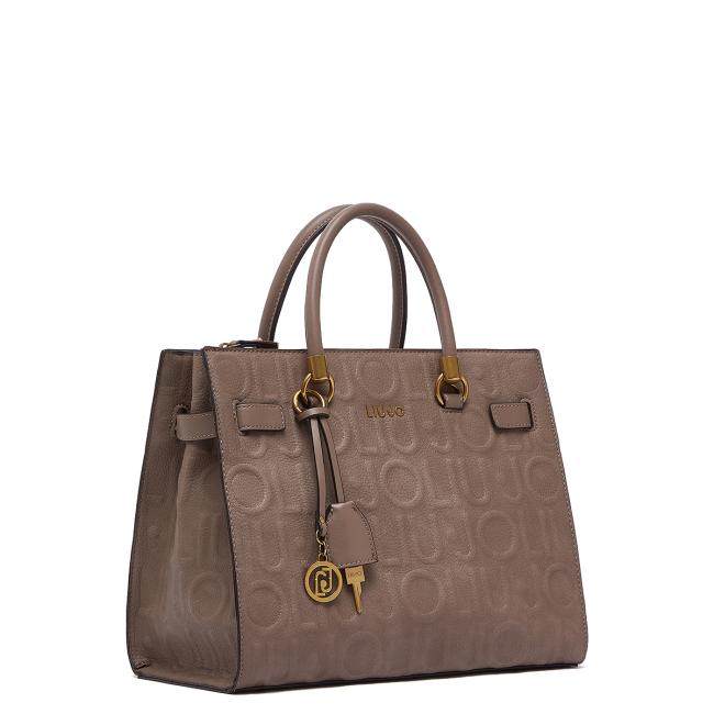 Liu Jo Borsa a mano Manhattan Embossed Media Mocha - 2