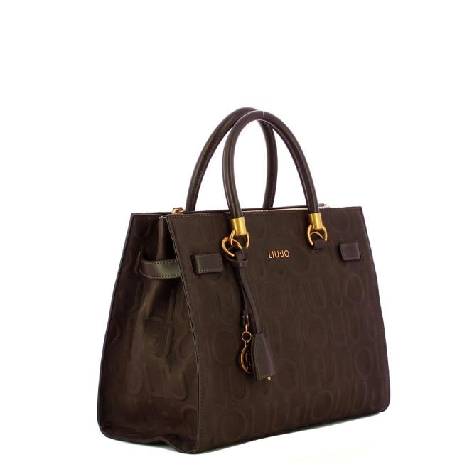 Liu Jo Borsa a mano Manhattan Embossed Media Deep Brown - 2