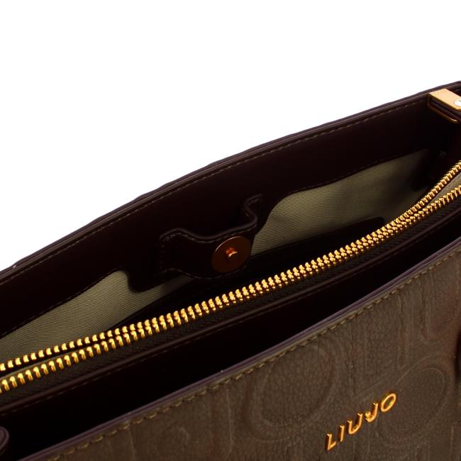 Liu Jo Borsa a mano Manhattan Embossed Media Deep Brown - 5
