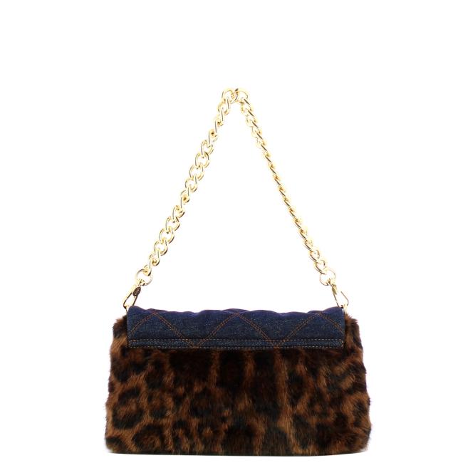 Liu Jo Sottospalla LaPuffy Medium in ecopelliccia Blu - 3