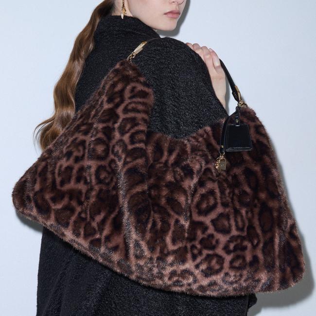 Liu Jo Foulard bag in pelliccia Macul. Naturale - AF6194E1164 00047 - 2