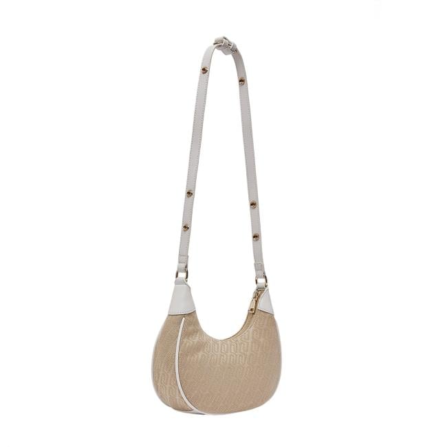 Liu Jo Hobo bag jacquard piccola Naturale - 2