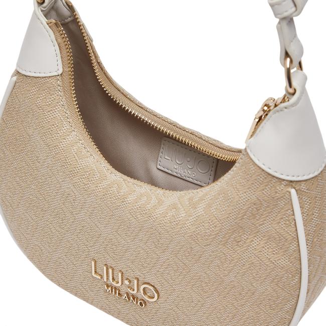 Liu Jo Hobo bag jacquard piccola Naturale - 4