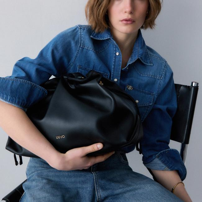 Liu Jo Borsa a spalla grande Riccy Black - 2