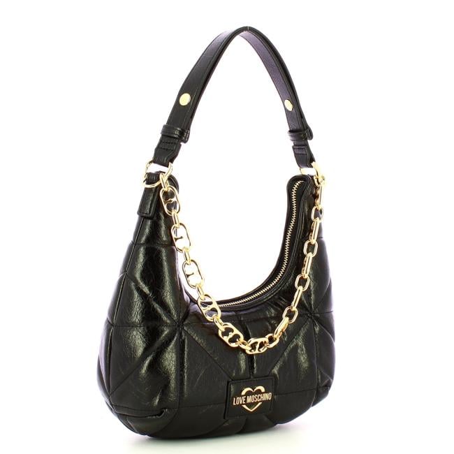Love Moschino Sottospalla Geometric Quilted Nero - 2