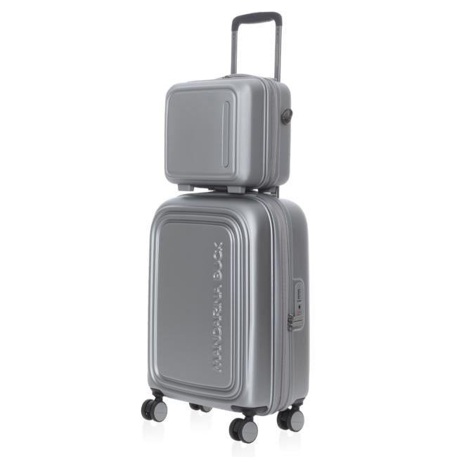 Mandarina Duck Beauty Case LOGODUCK + Silver - 4