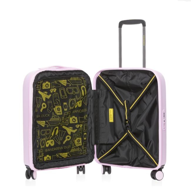Mandarina Duck Bagaglio a mano 55 cm LOGODUCK + Duck Pastel Lavander - 3