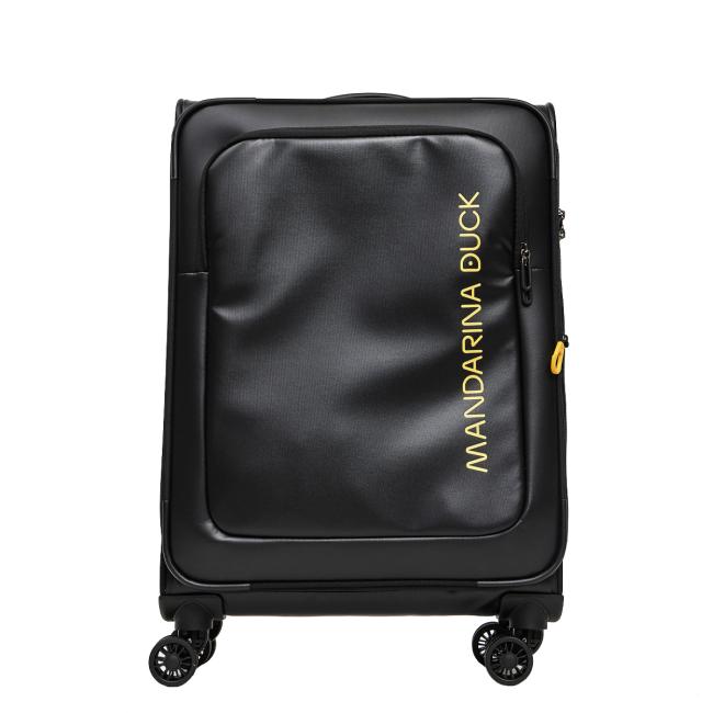 Mandarina Duck Trolley Medio Espandibile 69 cm ECO COATED Black - 1
