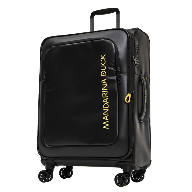 Mandarina Duck Trolley Medio Espandibile 69 cm ECO COATED Black - 2