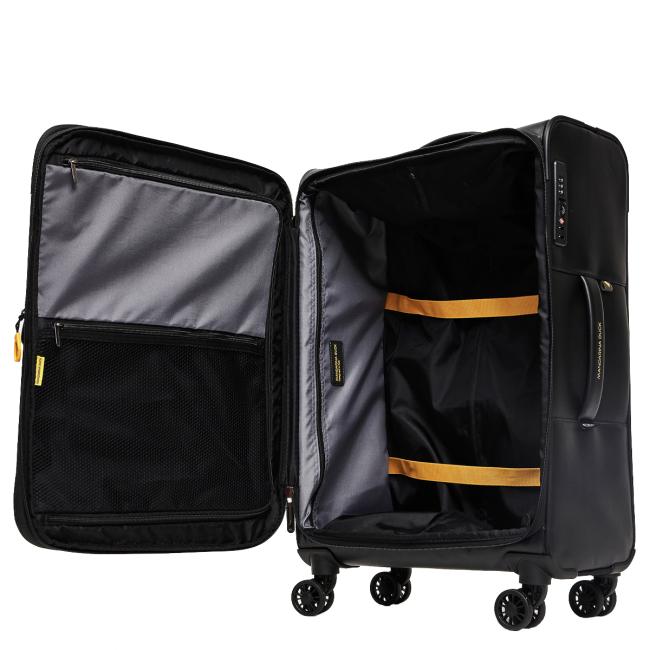 Mandarina Duck Trolley Medio Espandibile 69 cm ECO COATED Black - 4