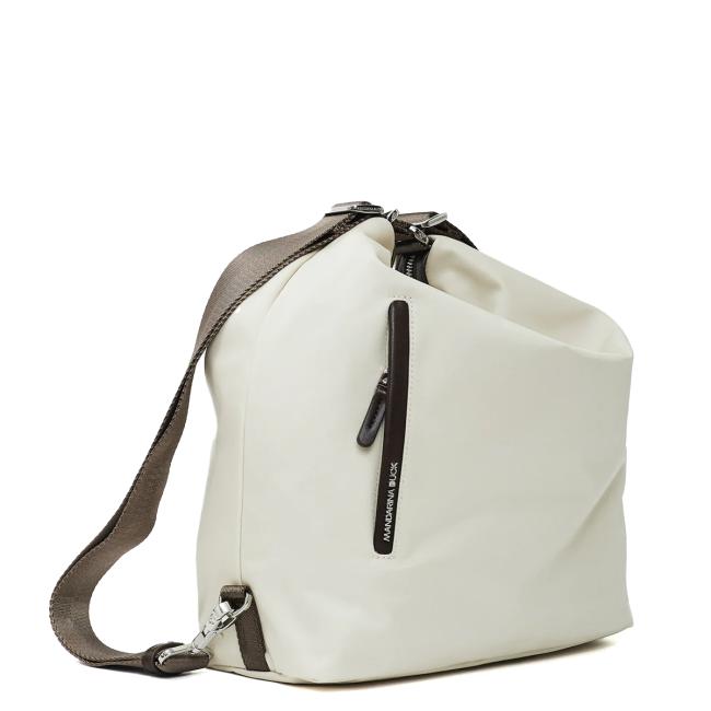 Mandarina Duck Hobo Bag Hunter Latte - 4