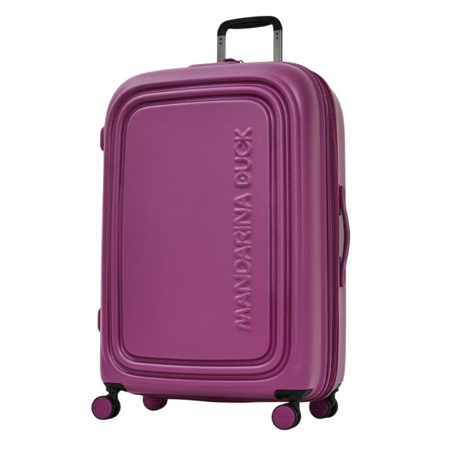 Mandarina Duck Trolley Grande Espandibile 75 cm LOGODUCK + Digital Pink - 2