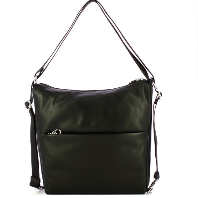 Mandarina Duck Hobo Bag MD20 in pelle trasformabile Nero - 3