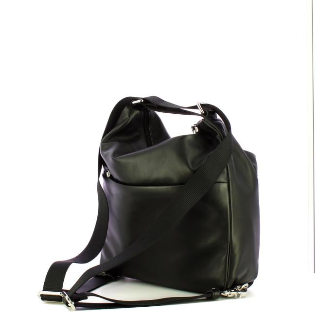 Mandarina Duck Hobo Bag MD20 in pelle trasformabile Nero - 4