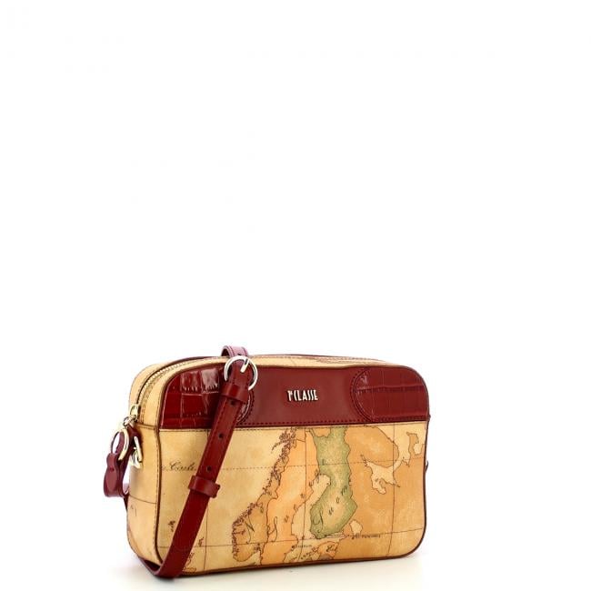 Alviero Martini 1a Classe Tracollina Geo Chic Rosso Borgogna - 2