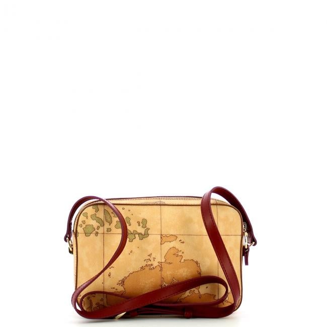Alviero Martini 1a Classe Tracollina Geo Chic Rosso Borgogna - 3