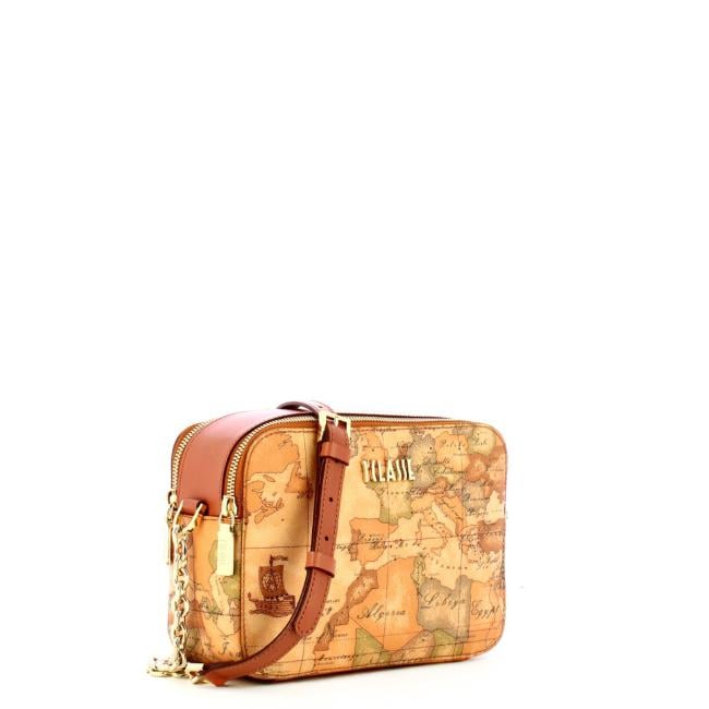 Alviero Martini 1a Classe Camera Bag Geo Classic Doppia Zip Naturale - 2