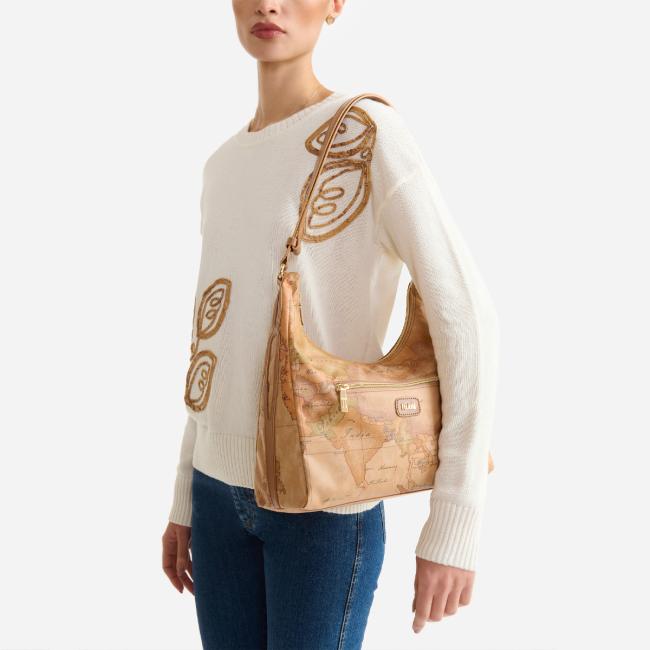 Alviero Martini 1a Classe Hobo Bag Soft Petals Tabacco - 5