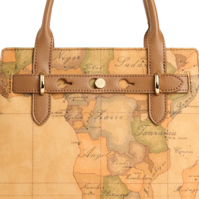 Alviero Martini 1a Classe Borsa a mano Escape Geo Tabacco - 3