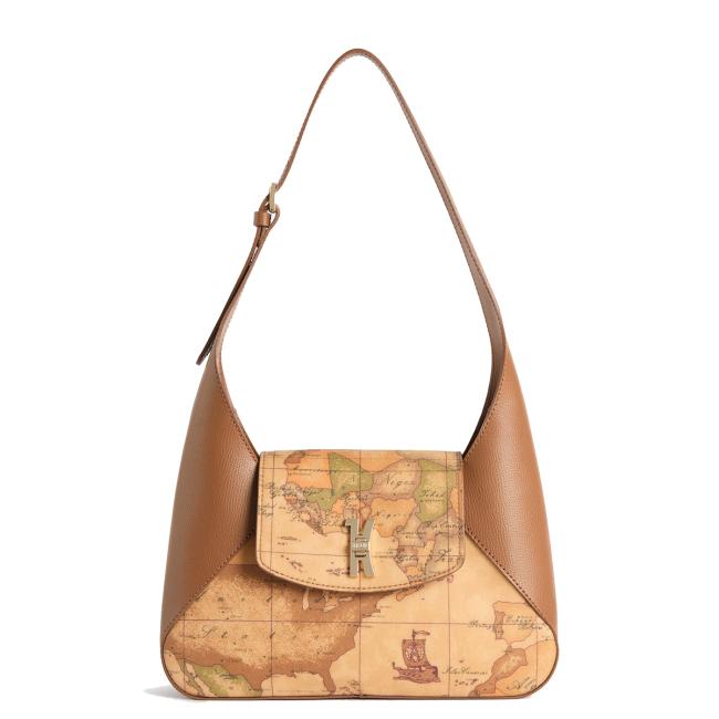 Alviero Martini 1a Classe Hobo Bag Kangaroo Tabacco - 1