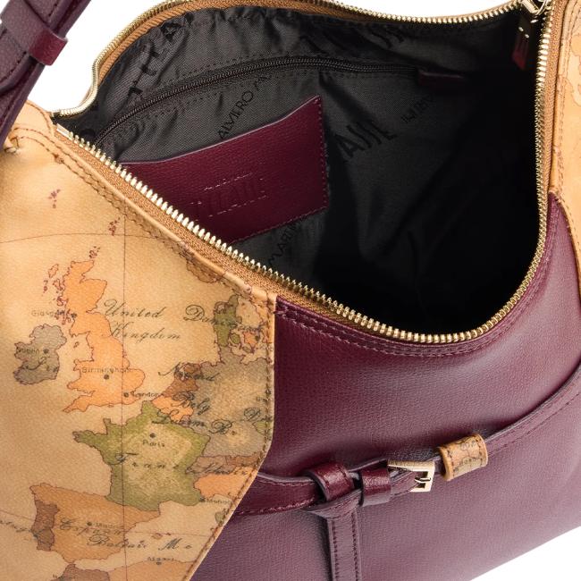 Alviero Martini 1a Classe Geo Saloon hobo bag Burgundy - 5