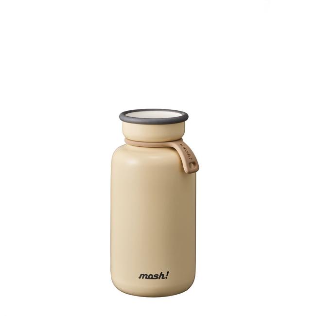MOSH Stainless Botle Latte 450 ml Ivory - 1